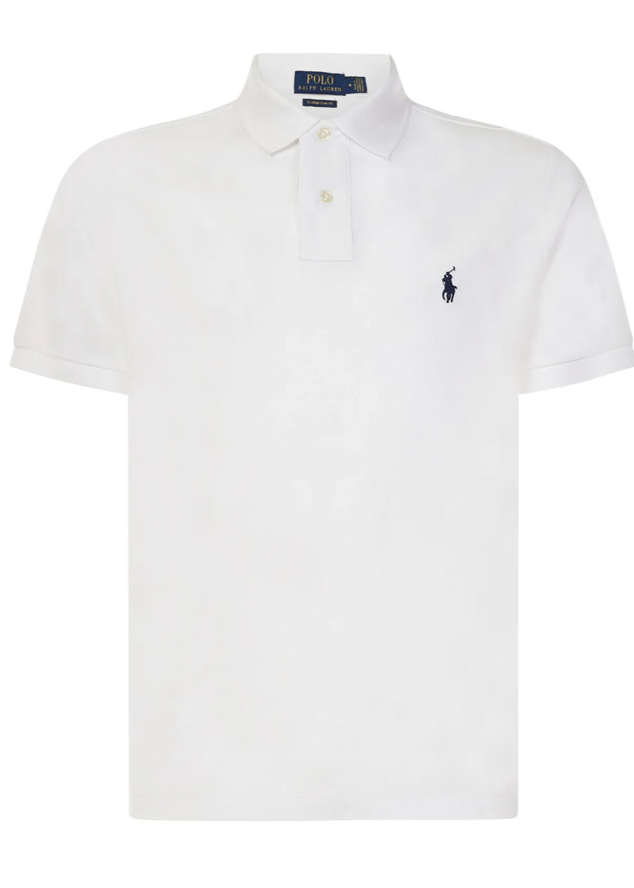 Ralph Lauren Custom Fit Polo Shirt White