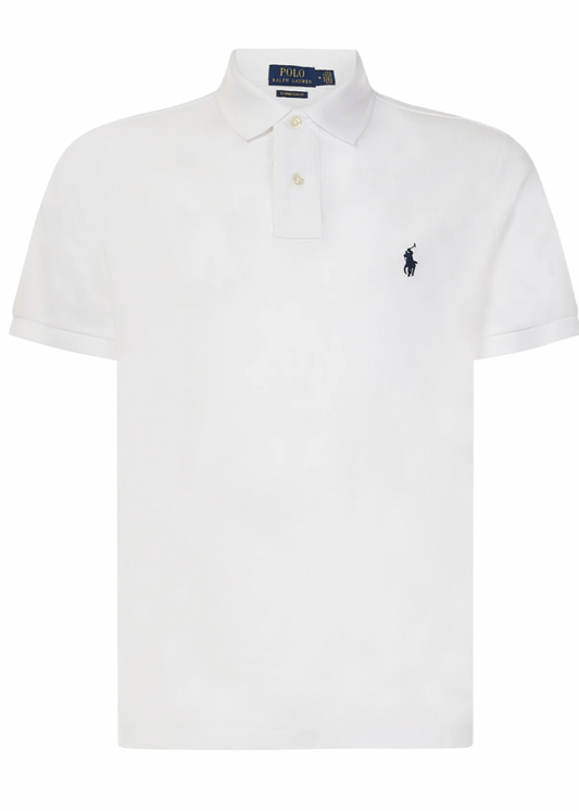 Ralph Lauren Custom Fit Polo Shirt White