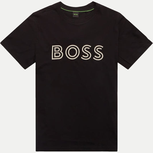 BOSS T-Shirt Men's Cotton Casual Blue